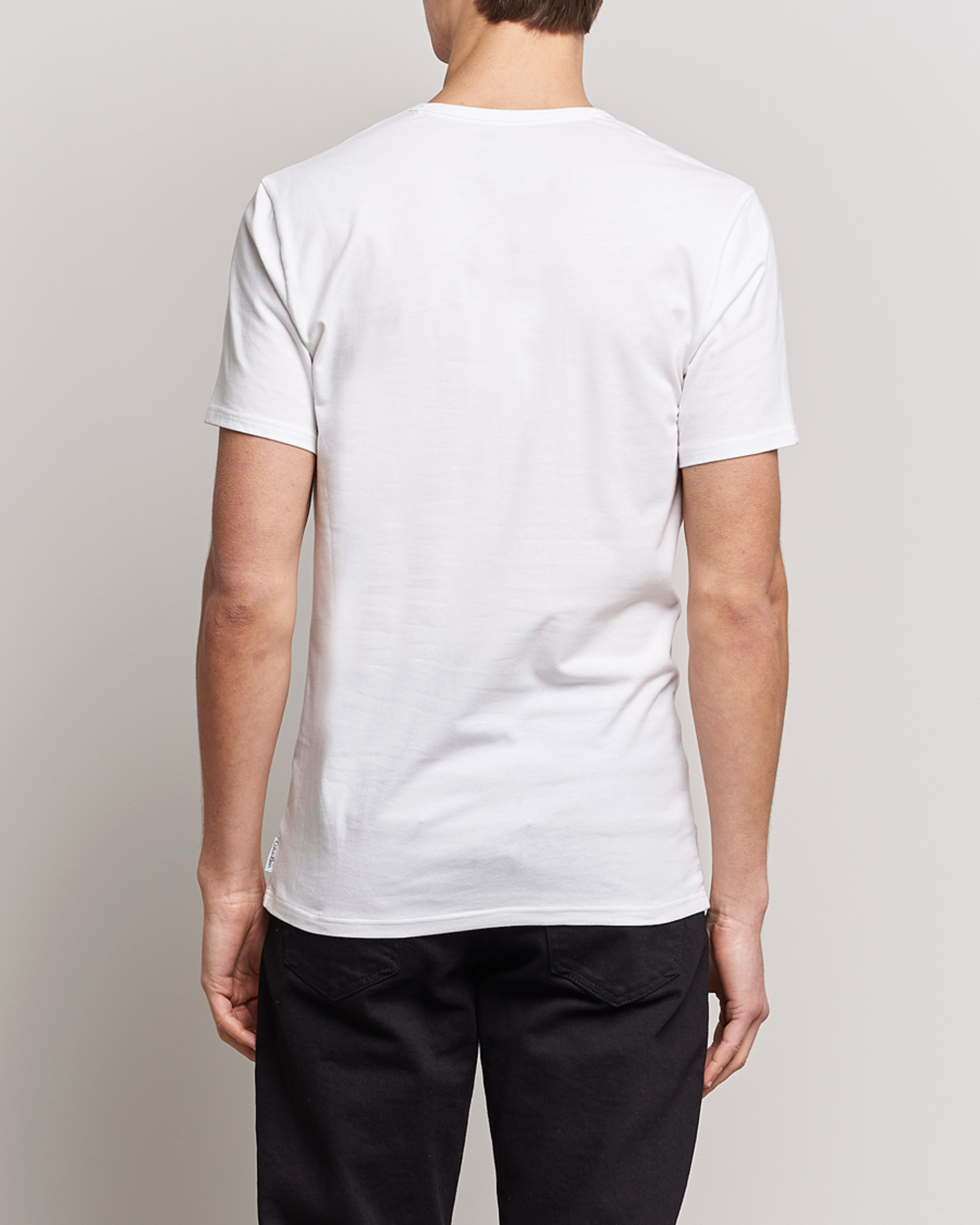 Herre | T-Shirts | Calvin Klein | Cotton V-Neck Tee 2-Pack White