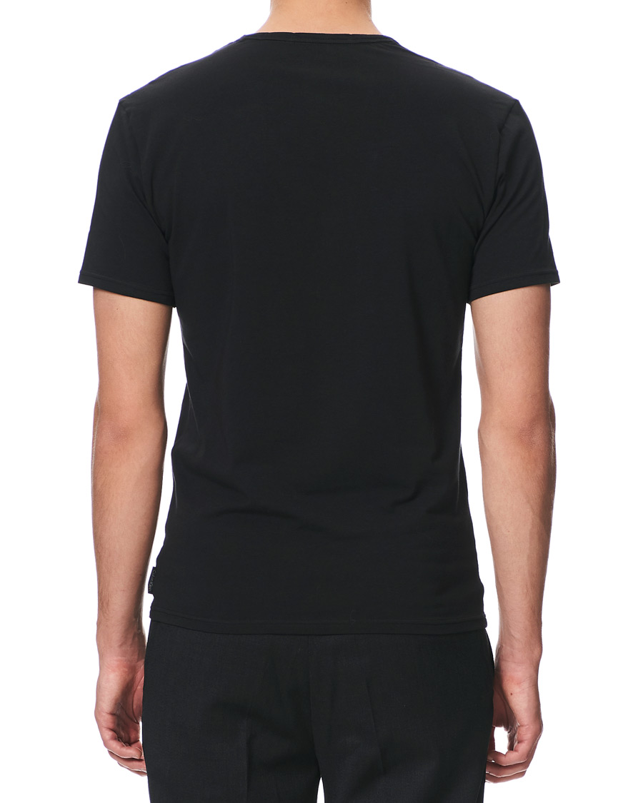 Herre | T-Shirts | Calvin Klein | Cotton V-Neck Tee 2-Pack Black