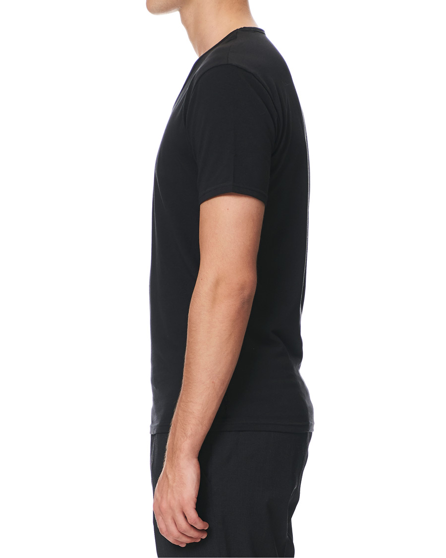 Herre | T-Shirts | Calvin Klein | Cotton V-Neck Tee 2-Pack Black