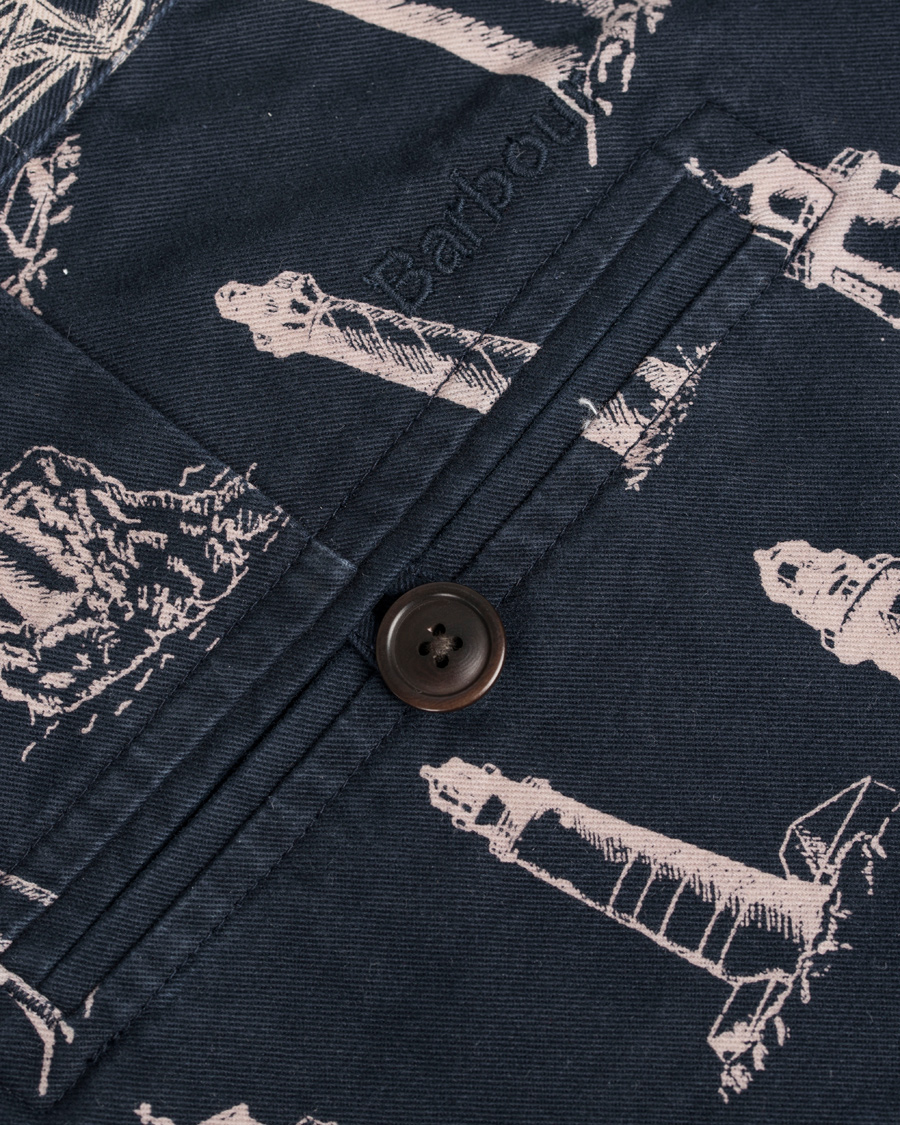Herre | Shorts | Barbour Lifestyle | Lighthouse Print Shorts Navy