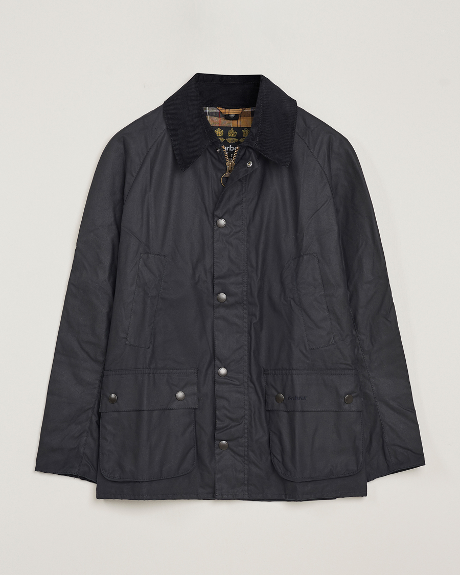 Herre | Jakker | Barbour Lifestyle | Ashby Wax Jacket Navy