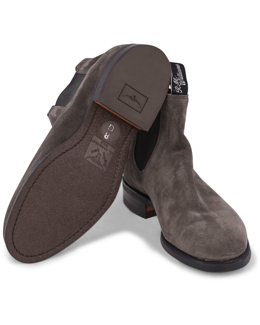 Herre | R.M.Williams Wentworth G Boot Suede Whisper Grey | R.M.Williams | Wentworth G Boot Suede Whisper Grey