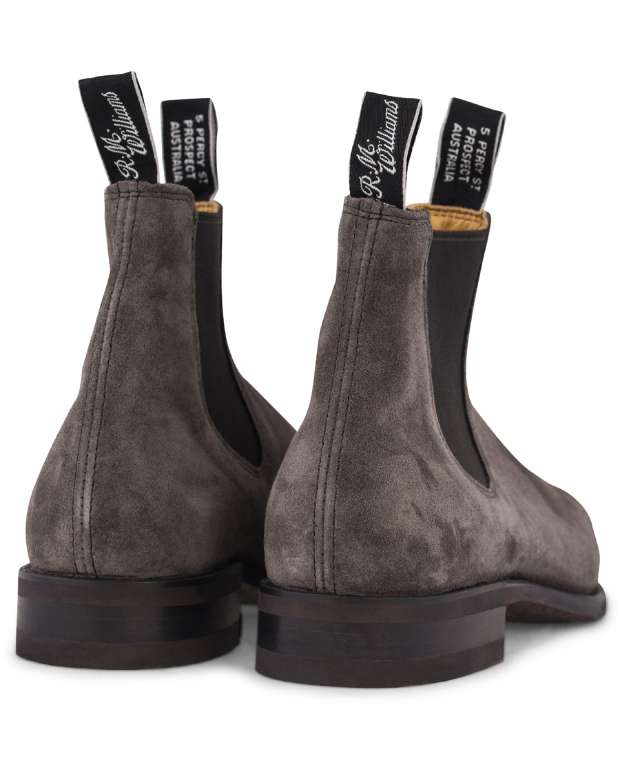 Herre | R.M.Williams Wentworth G Boot Suede Whisper Grey | R.M.Williams | Wentworth G Boot Suede Whisper Grey