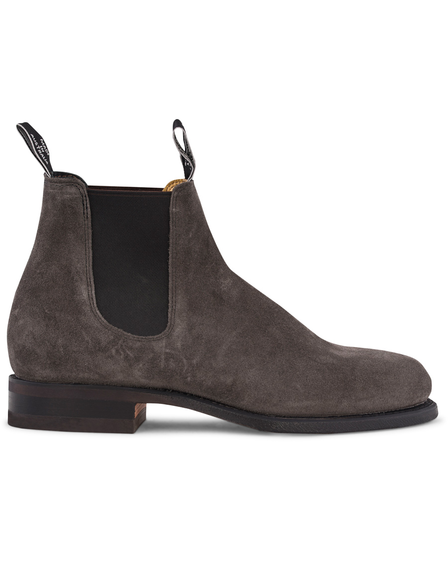 Herre | R.M.Williams Wentworth G Boot Suede Whisper Grey | R.M.Williams | Wentworth G Boot Suede Whisper Grey
