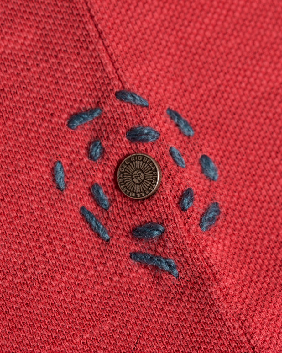 Herre | Polotrøjer | La Martina | Juarez Vintage Slub Pique Polo Cayenne Red XL