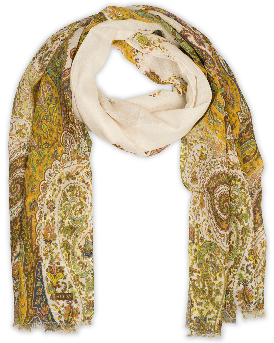 Herre | Roda Paisley Scarf Light Green | Roda | Paisley Scarf Light Green