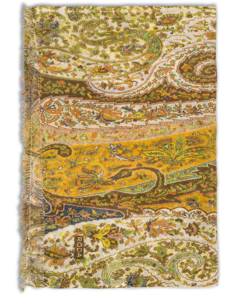 Herre | Roda Paisley Scarf Light Green | Roda | Paisley Scarf Light Green