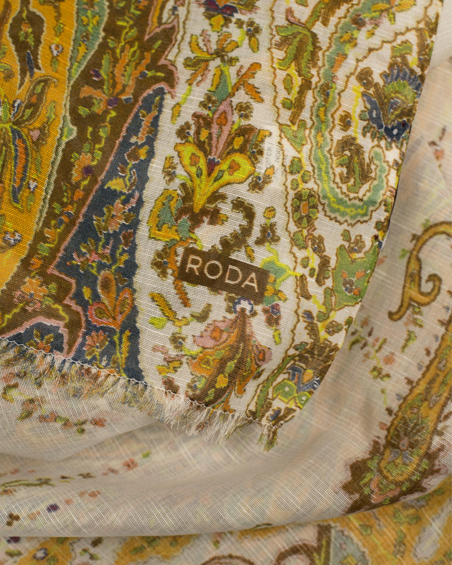 Herre | Roda Paisley Scarf Light Green | Roda | Paisley Scarf Light Green