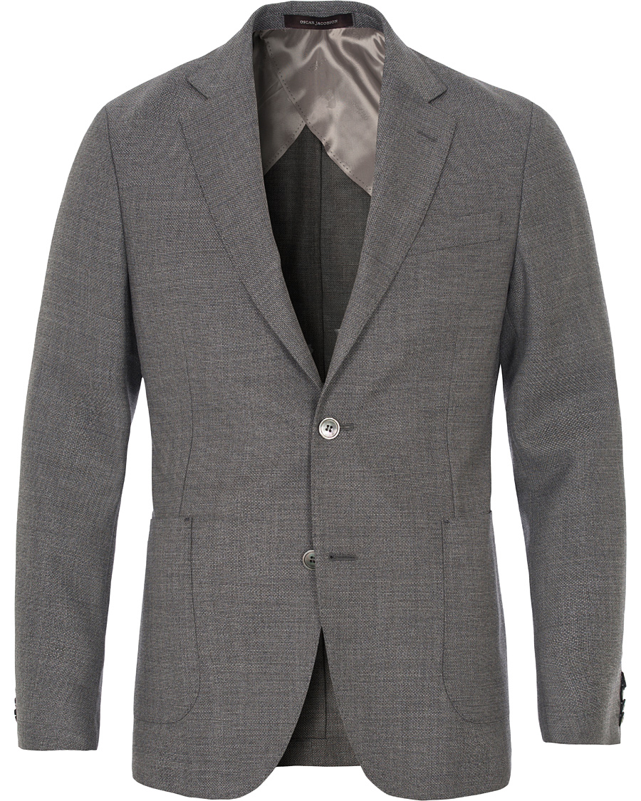 Herre | Blazere & jakker | Oscar Jacobson | Einar Patch Pocket Blazer Grey