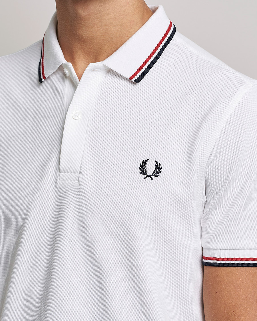 Herre | Polotrøjer | Fred Perry | Twin Tipped Polo Shirt White