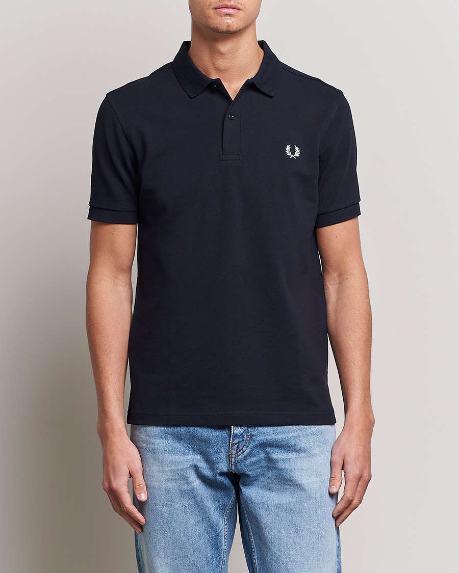 Herre | Kortærmede polotrøjer | Fred Perry | Plain Polo Navy