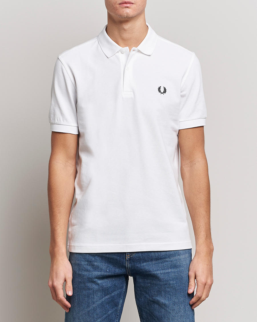 Herre | Polotrøjer | Fred Perry | Plain Polo White