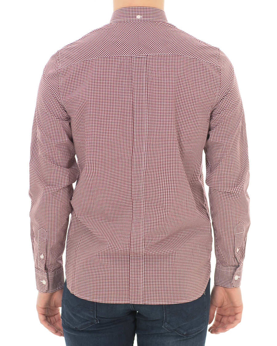 Herre | Skjorter | Fred Perry | Classic Fit Gingham Shirt Mahogany