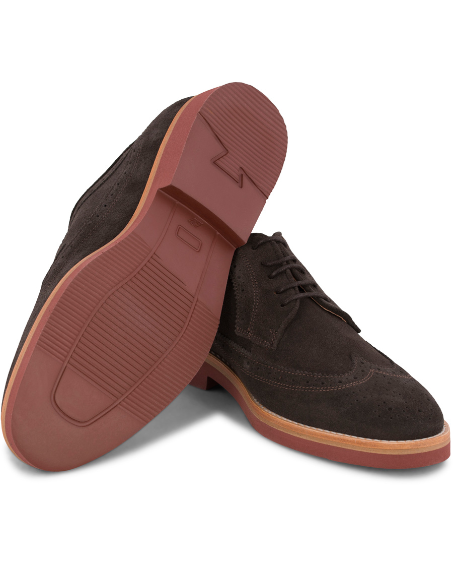 Herre | Morris Brouge Brown Suede | Morris | Brouge Brown Suede