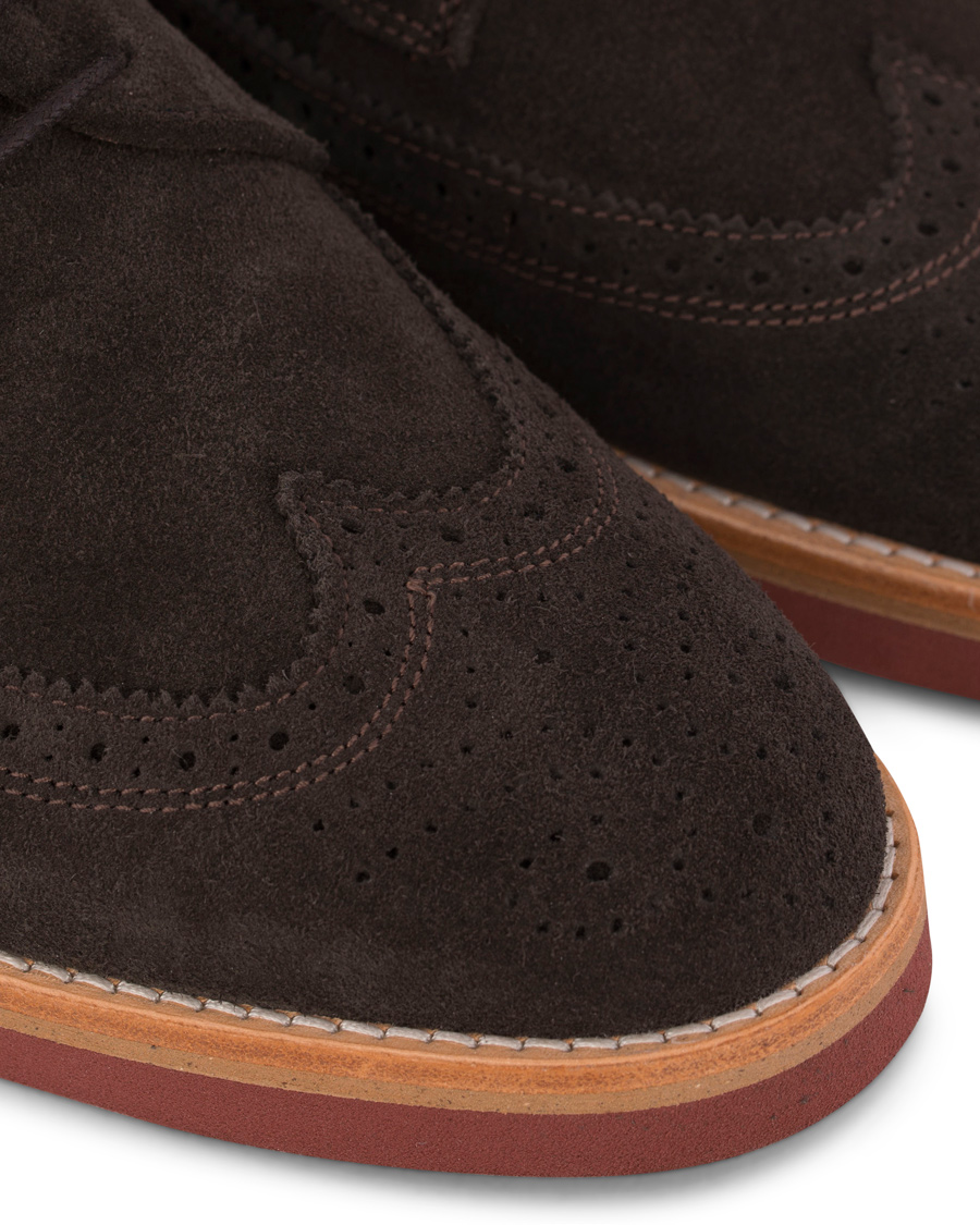 Herre | Morris Brouge Brown Suede | Morris | Brouge Brown Suede