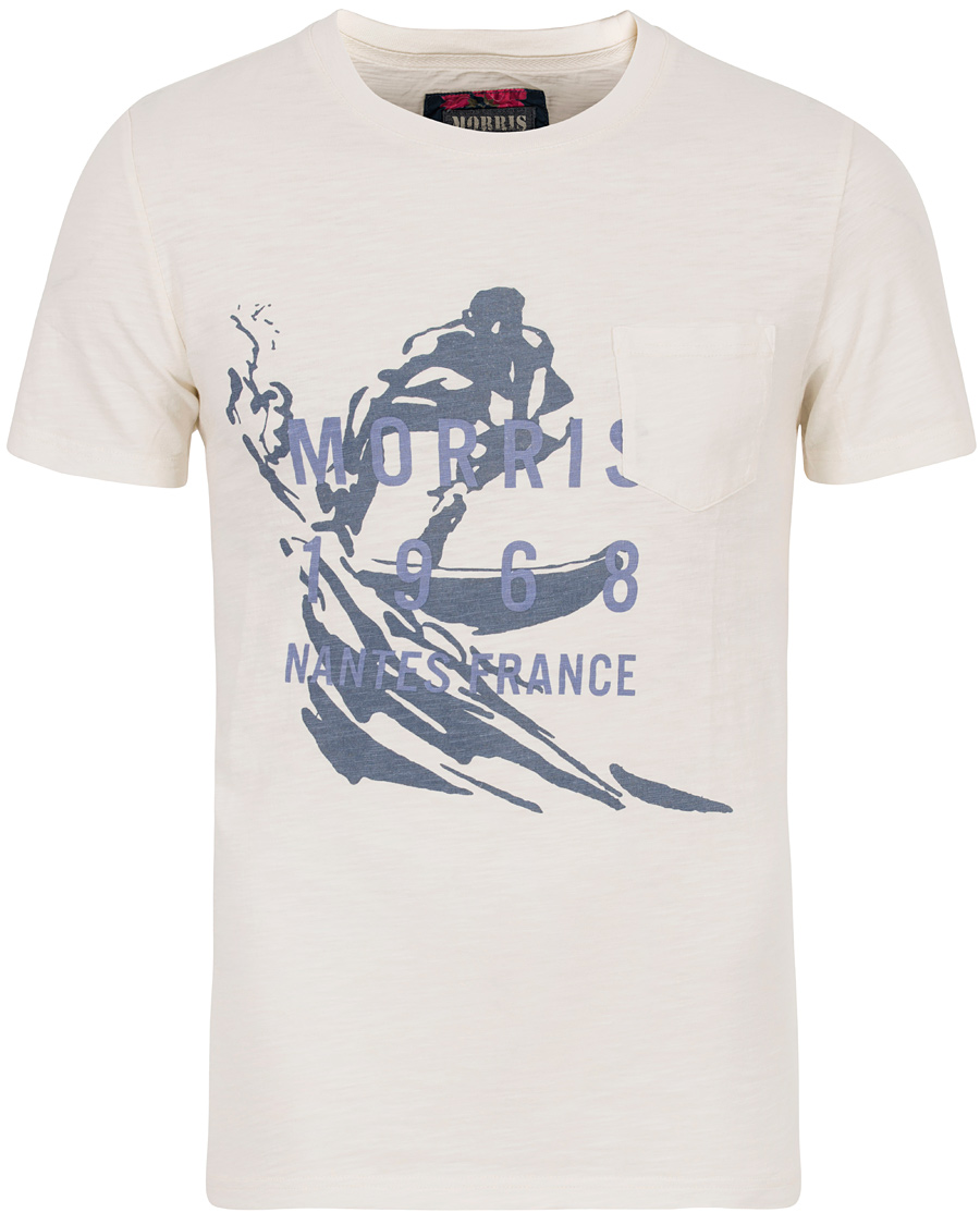 Herre | T-Shirts | Morris | Starkey Tee Off White
