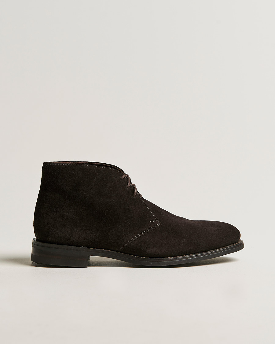 Herre | Støvler | Loake 1880 | Pimlico Chukka Boot Dark Brown Suede