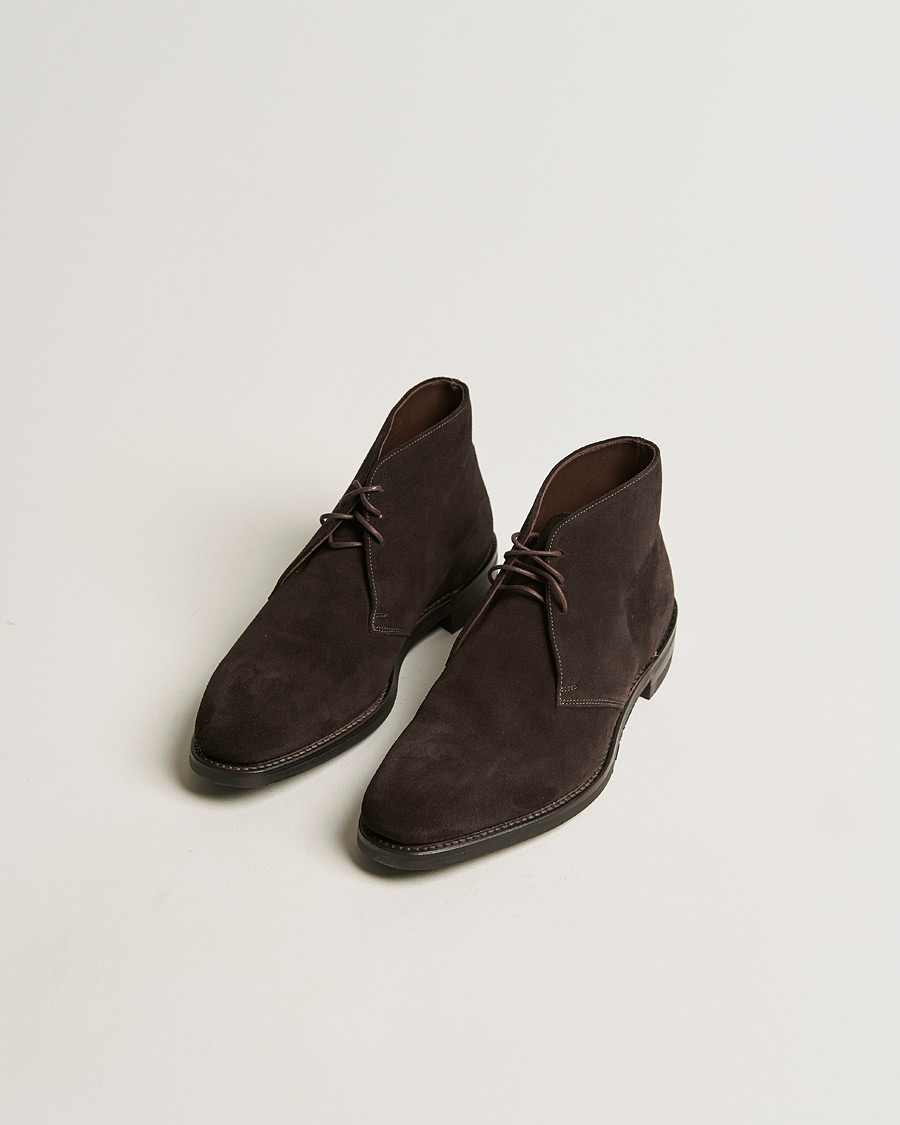 Herre | Håndlavede sko | Loake 1880 | Pimlico Chukka Boot Dark Brown Suede