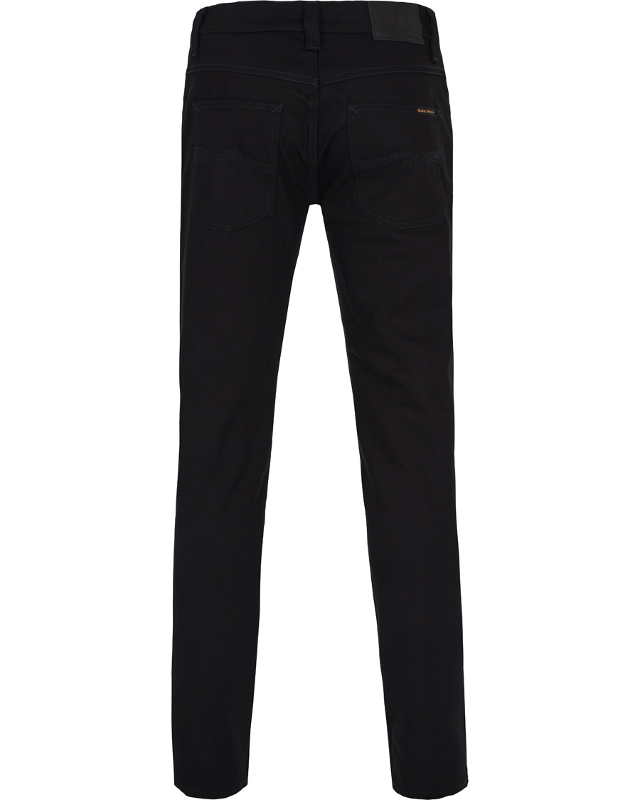 Herre | Jeans | Nudie Jeans | Grim Tim Organic Slim Fit Stretch Jeans Black Ring