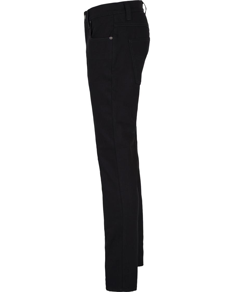 Herre | Jeans | Nudie Jeans | Grim Tim Organic Slim Fit Stretch Jeans Black Ring