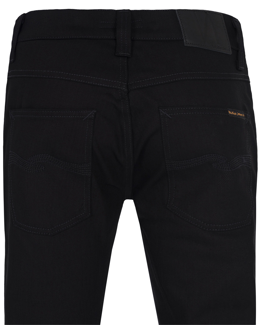 Herre | Jeans | Nudie Jeans | Grim Tim Organic Slim Fit Stretch Jeans Black Ring