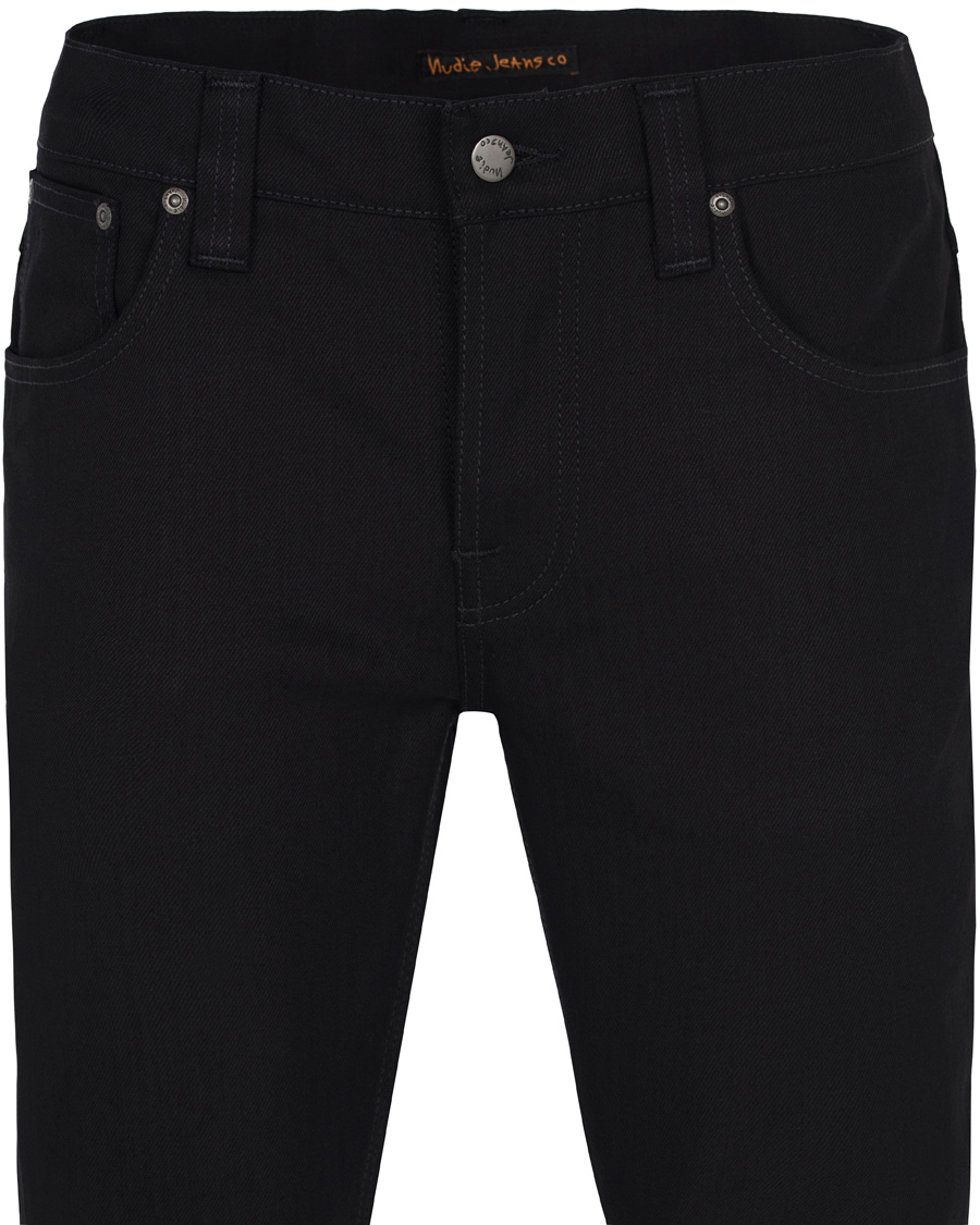 Herre | Jeans | Nudie Jeans | Grim Tim Organic Slim Fit Stretch Jeans Black Ring