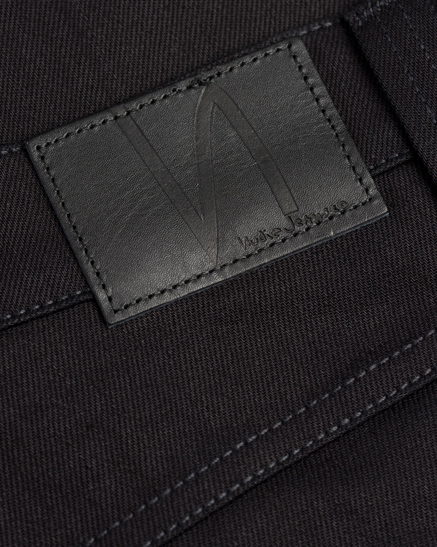 Herre | Jeans | Nudie Jeans | Grim Tim Organic Slim Fit Stretch Jeans Black Ring
