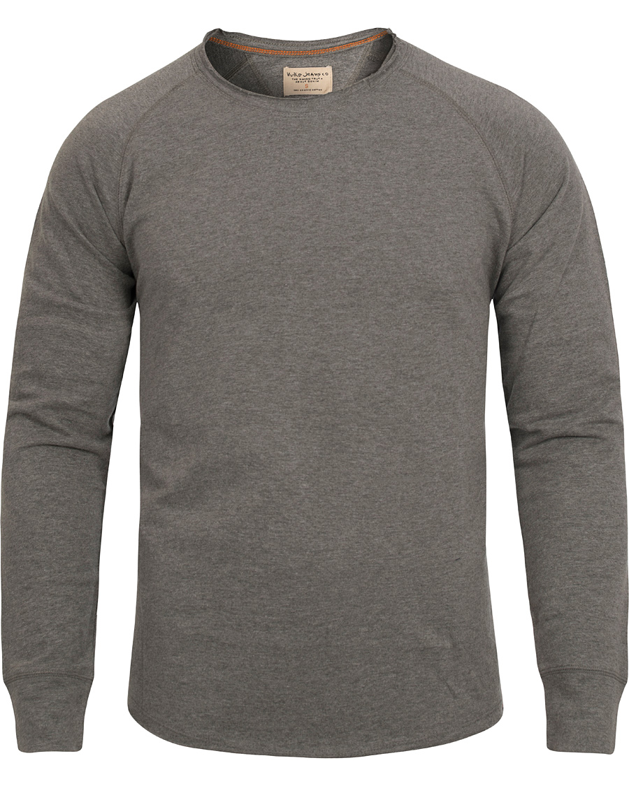 Herre | Trøjer | Nudie Jeans | Melvin Light Sweater Grey Melange