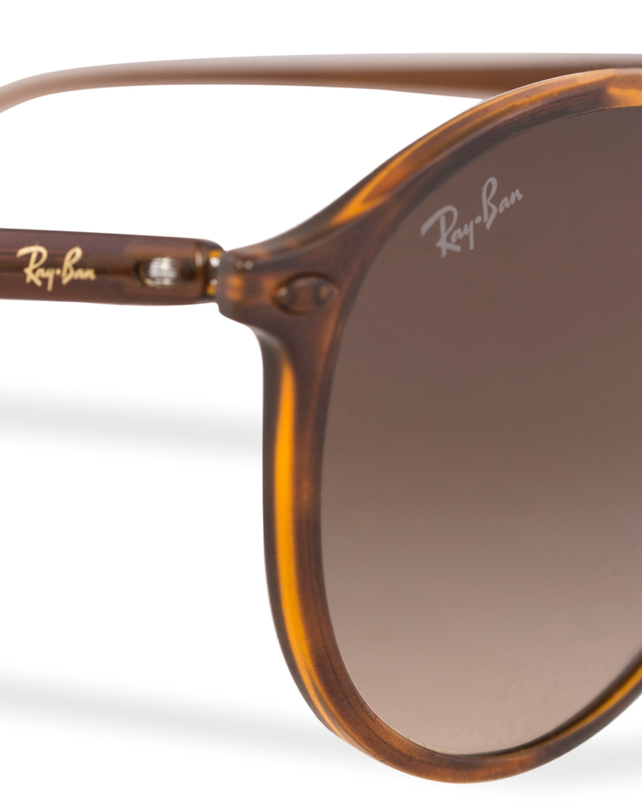 Herre | Ray-Ban 0RB4242 Round Sunglasses Light Havana/Brown | Ray-Ban | 0RB4242 Round Sunglasses Light Havana/Brown