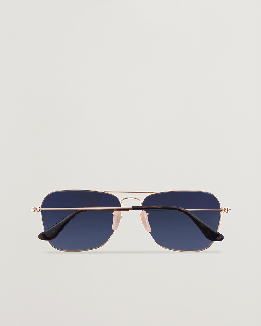 Herre | Solbriller | Ray-Ban | 0RB3136 Caravan Sunglasses Gold/Grey