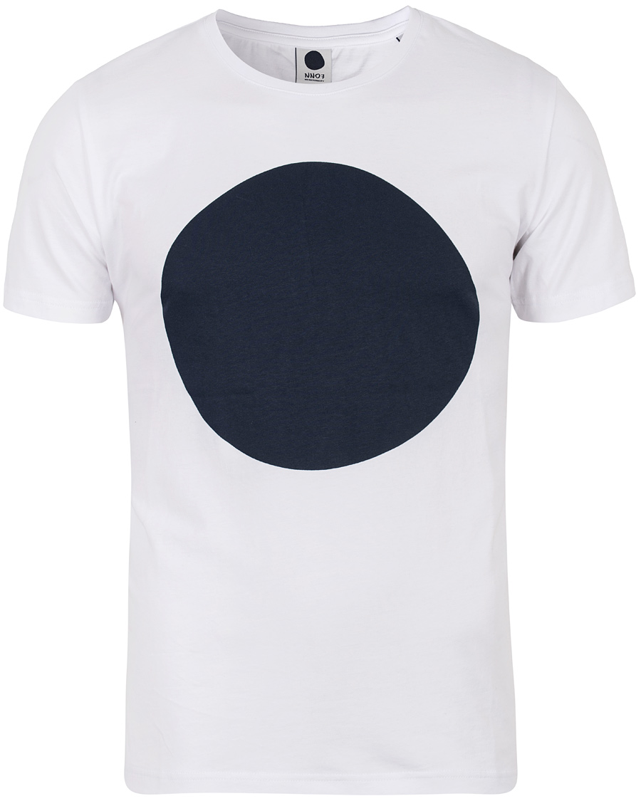 Herre | T-Shirts | NN07 | Logo Tee White