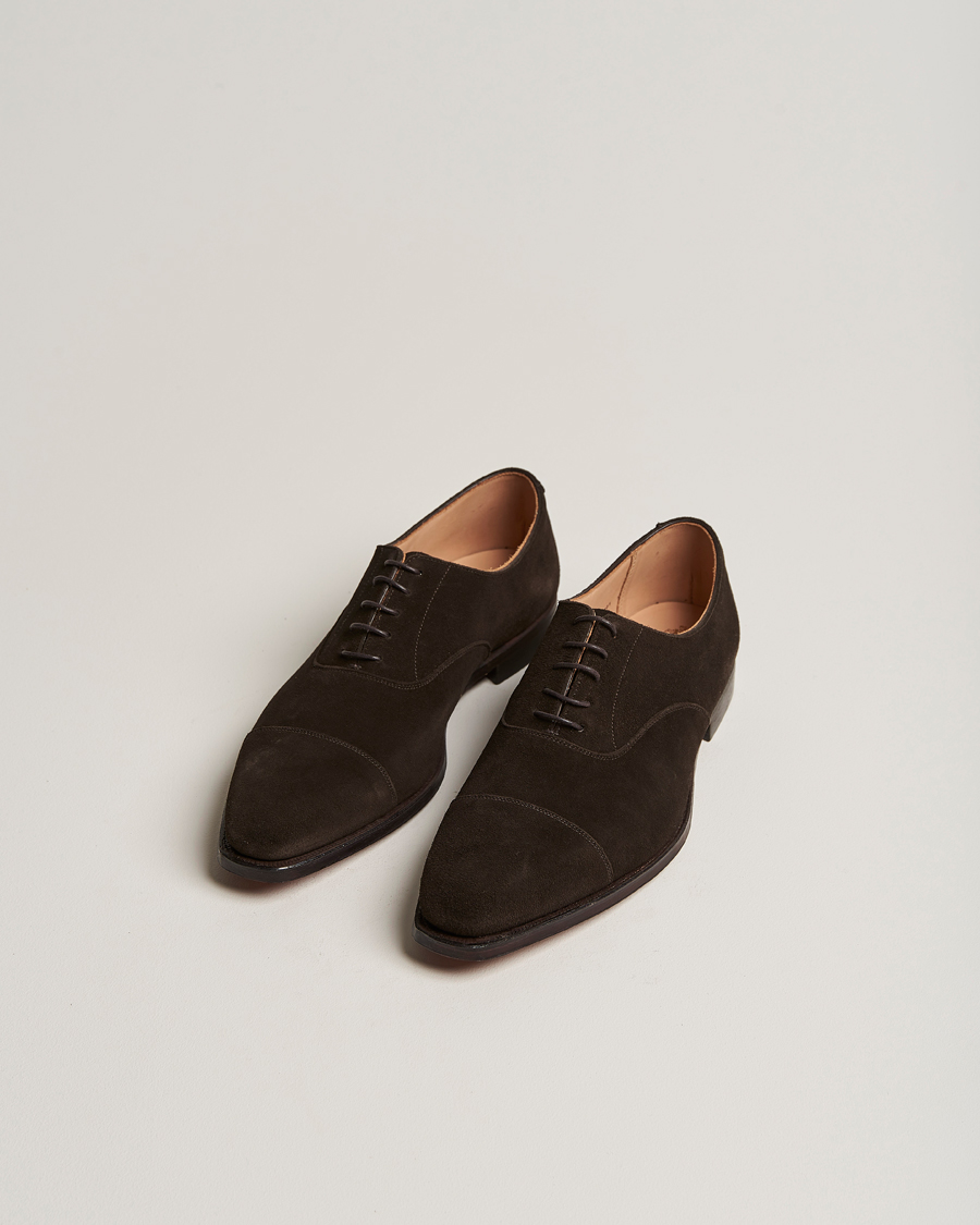 Men |  | Crockett & Jones | Hallam Oxford Espresso Suede