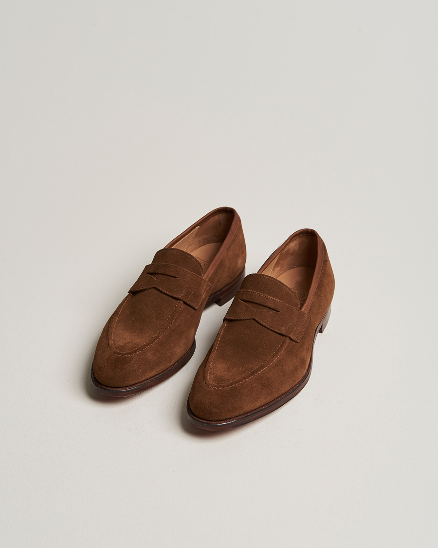 Herre | Business & Beyond | Crockett & Jones | Sydney Loafer Snuff Suede