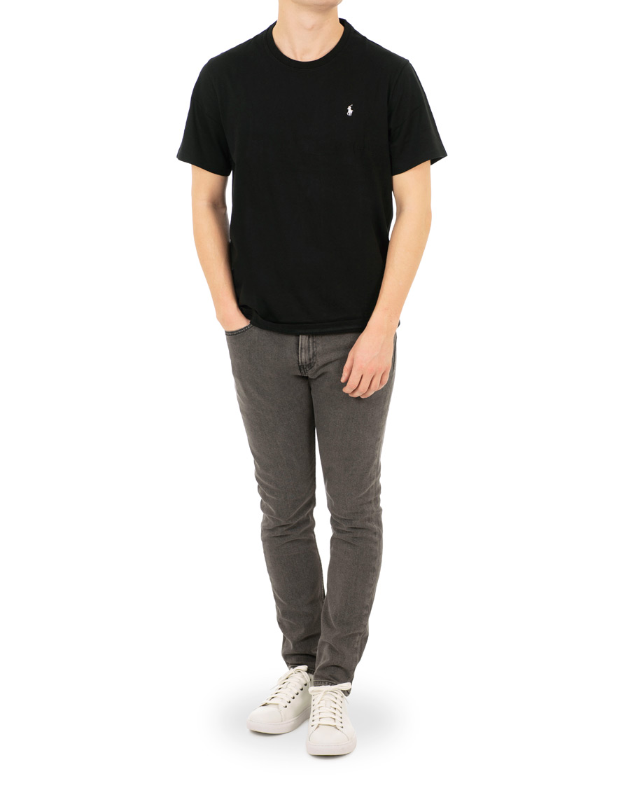 Herre | T-Shirts | Polo Ralph Lauren | Short Sleeve Crew Neck Tee Black