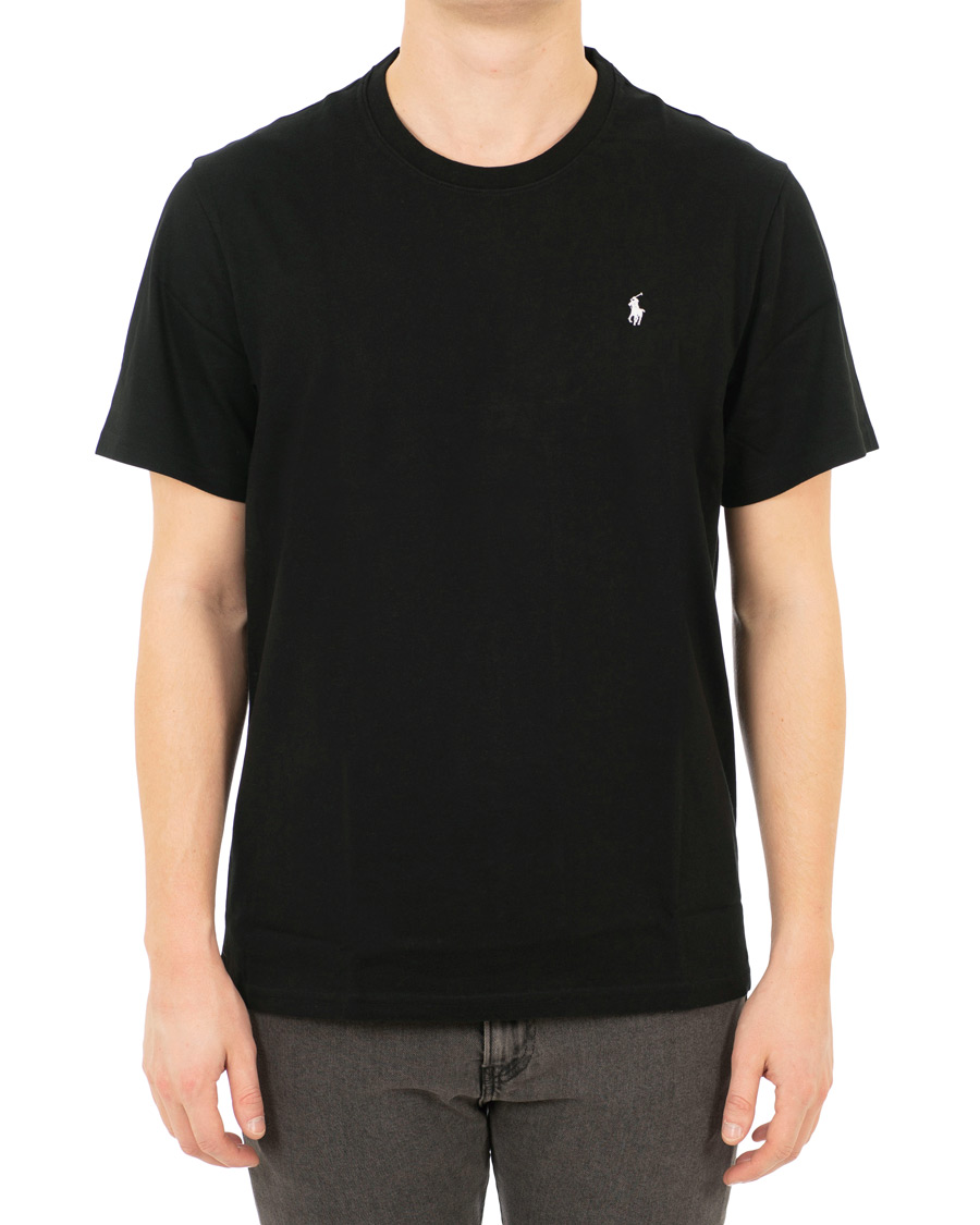 Herre | T-Shirts | Polo Ralph Lauren | Short Sleeve Crew Neck Tee Black