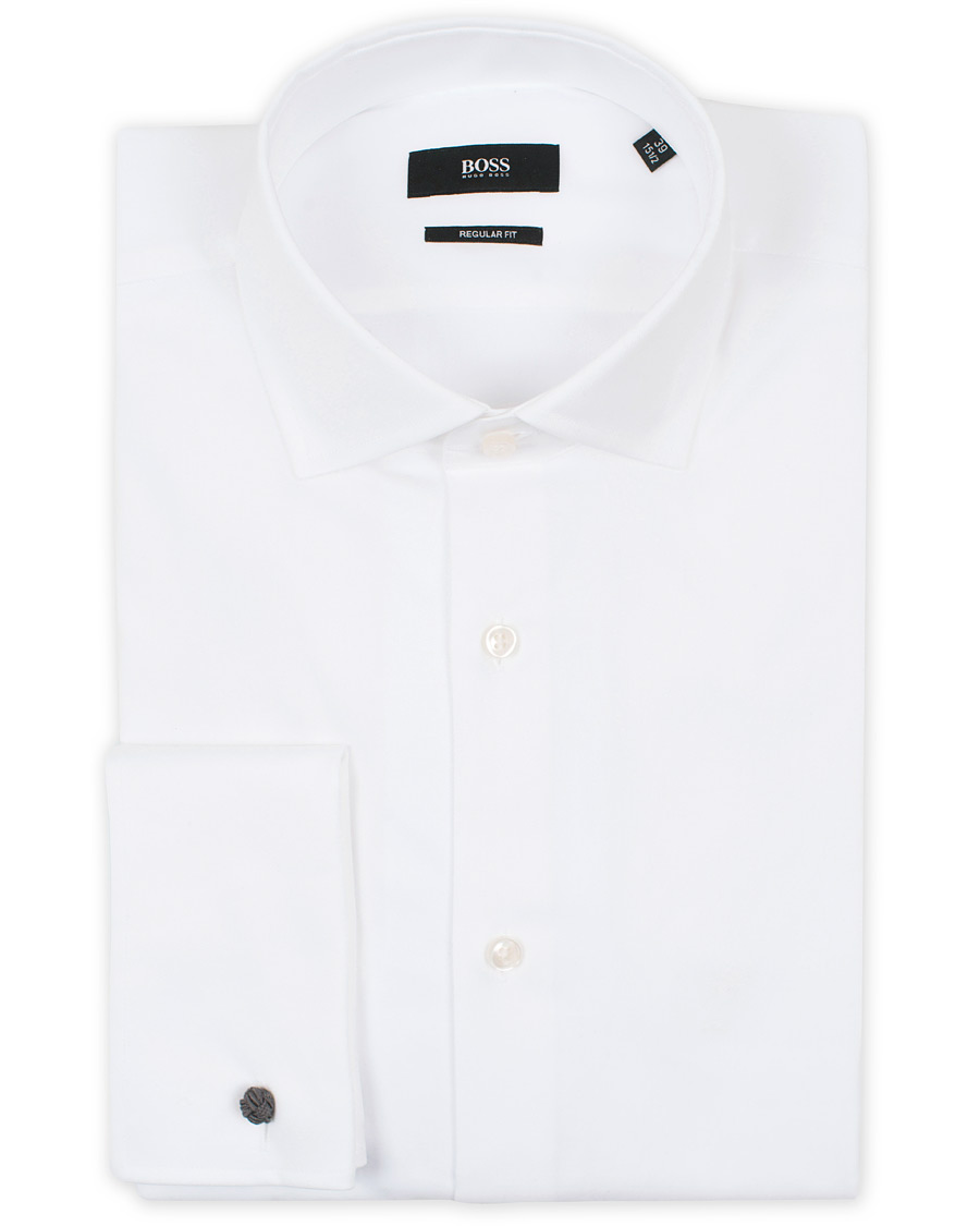 Herre | Skjorter | BOSS BLACK | BOSS Gardner Regular Fit Shirt Double Cuff White