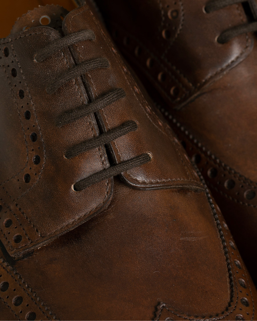 Herre | John Lobb Hayle Brogue Derby Parisian Brown Museum Calf | John Lobb | Hayle Brogue Derby Parisian Brown Museum Calf