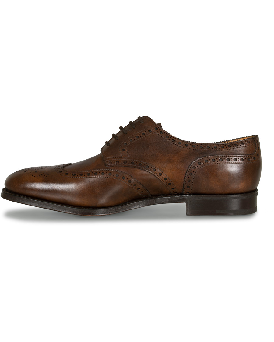 Herre | John Lobb Hayle Brogue Derby Parisian Brown Museum Calf | John Lobb | Hayle Brogue Derby Parisian Brown Museum Calf