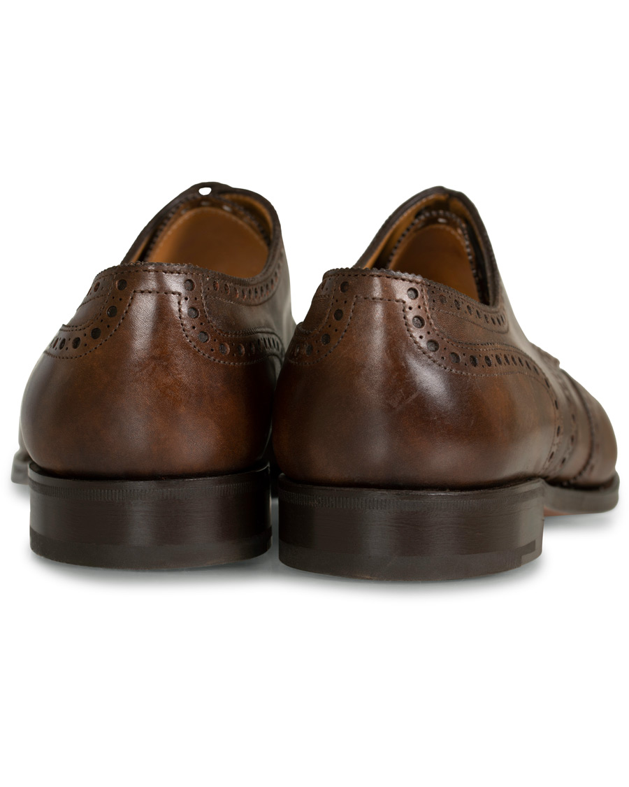 Herre | John Lobb Hayle Brogue Derby Parisian Brown Museum Calf | John Lobb | Hayle Brogue Derby Parisian Brown Museum Calf