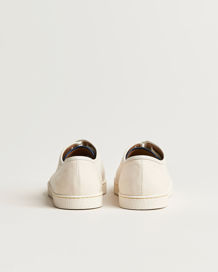 Herre | John Lobb Levah Sneaker Chalk Velveteen Calf | John Lobb | Levah Sneaker Chalk Velveteen Calf