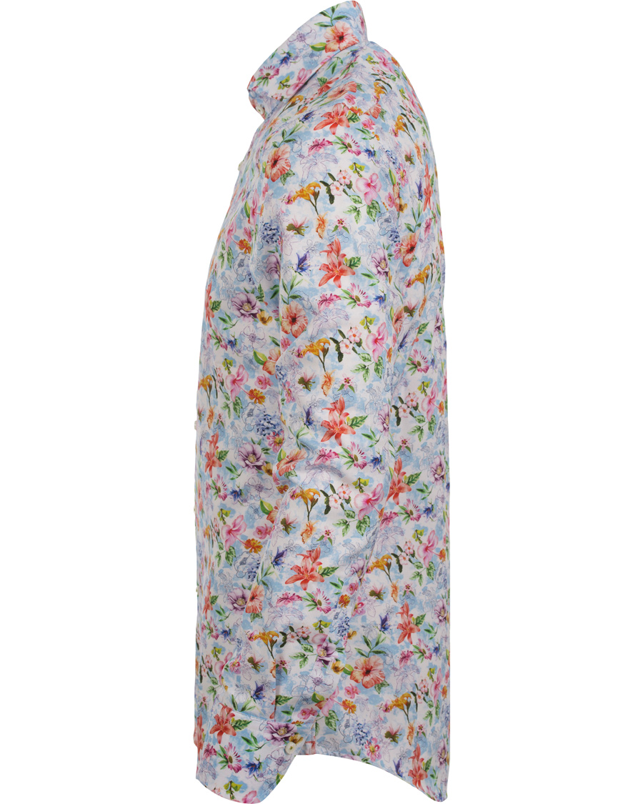 Herre | Skjorter | Stenströms | Slimline Flower Print Shirt Multi