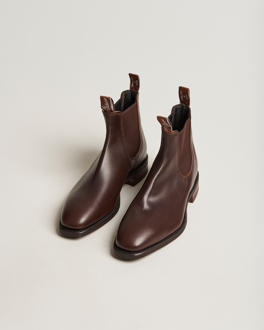 Herre | Håndlavede sko | R.M.Williams | Blaxland G Boot Yearling Rum