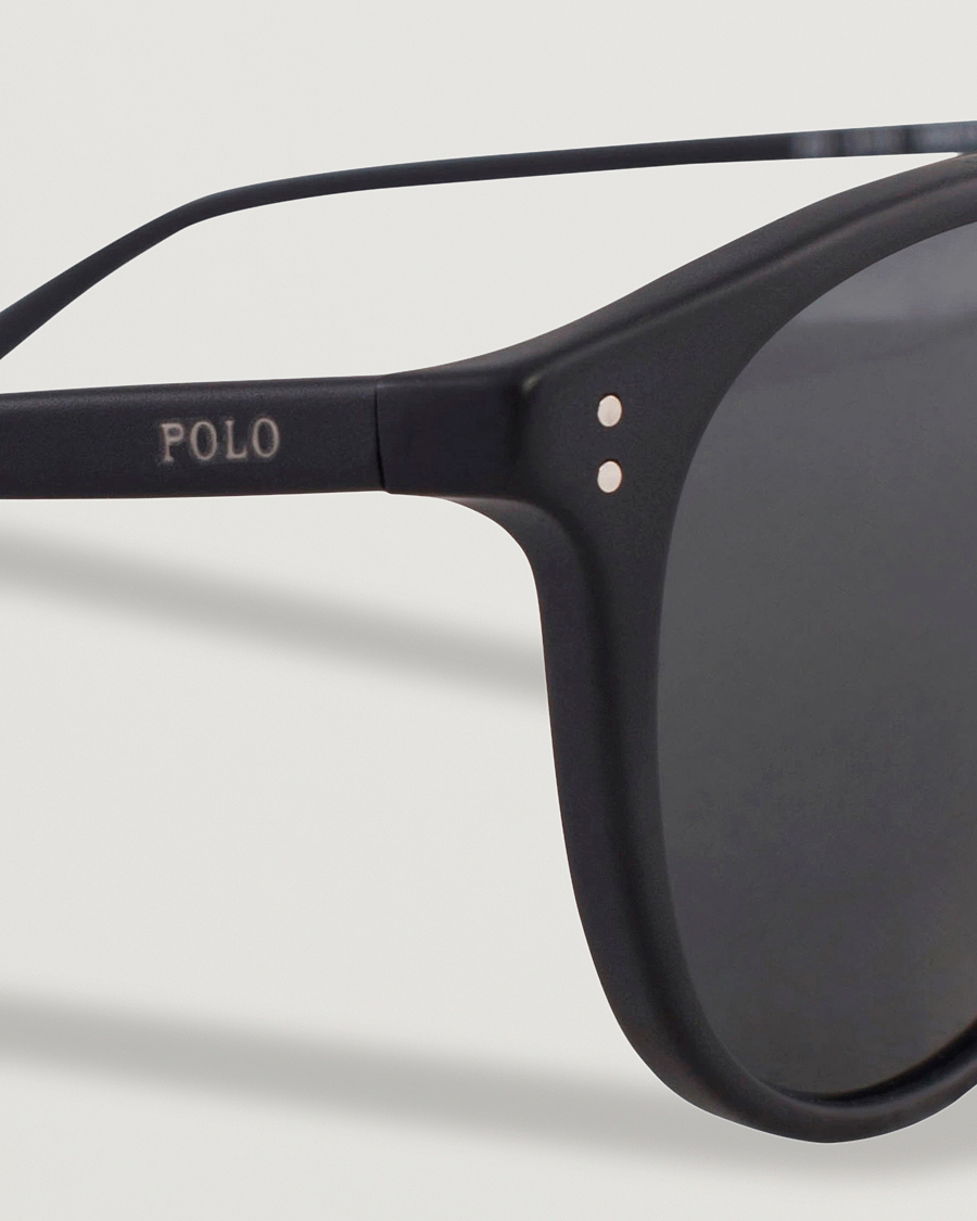 Herre | Solbriller | Polo Ralph Lauren | 0PH4110 Round Sunglasses Matte Black