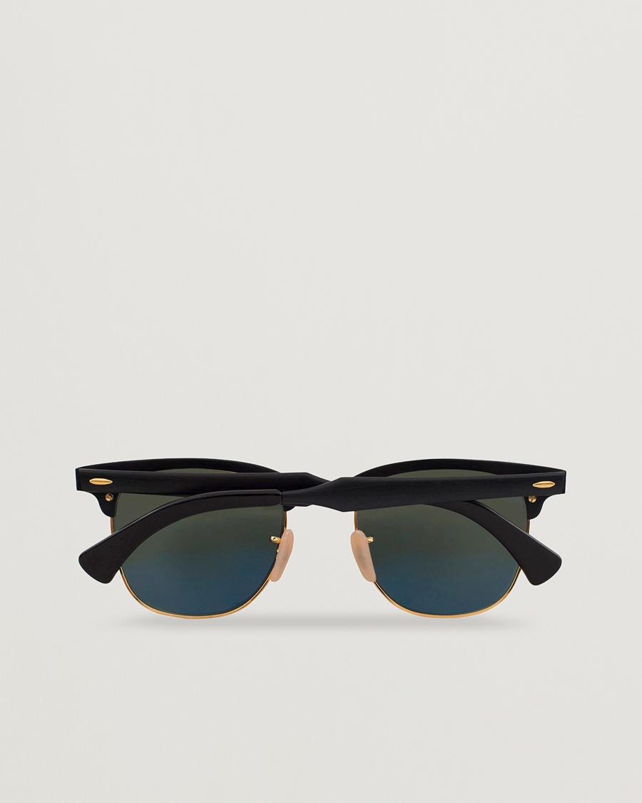 Herre | Solbriller | Ray-Ban | 0RB3507 Clubmaster Sunglasses Black Arista/Polar Green