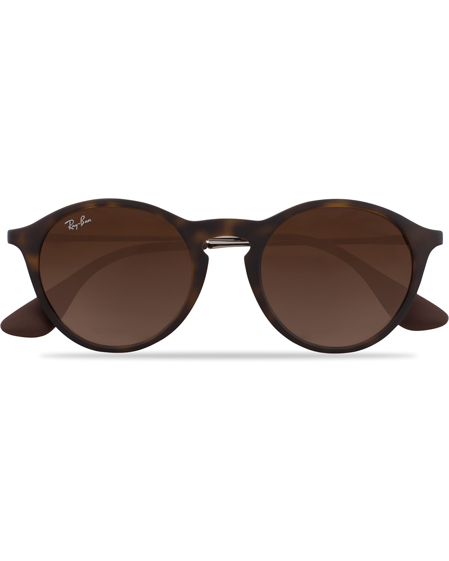 Herre | Ray-Ban 0RB4243 Round Sunglasses Rubber Havana | Ray-Ban | 0RB4243 Round Sunglasses Rubber Havana