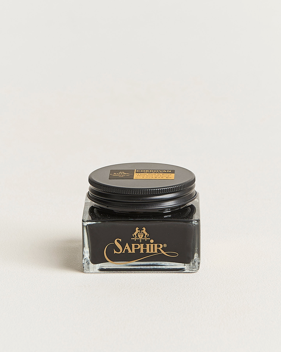Herre | Skopleje | Saphir Medaille d'Or | Cordovan Creme 75 ml Black