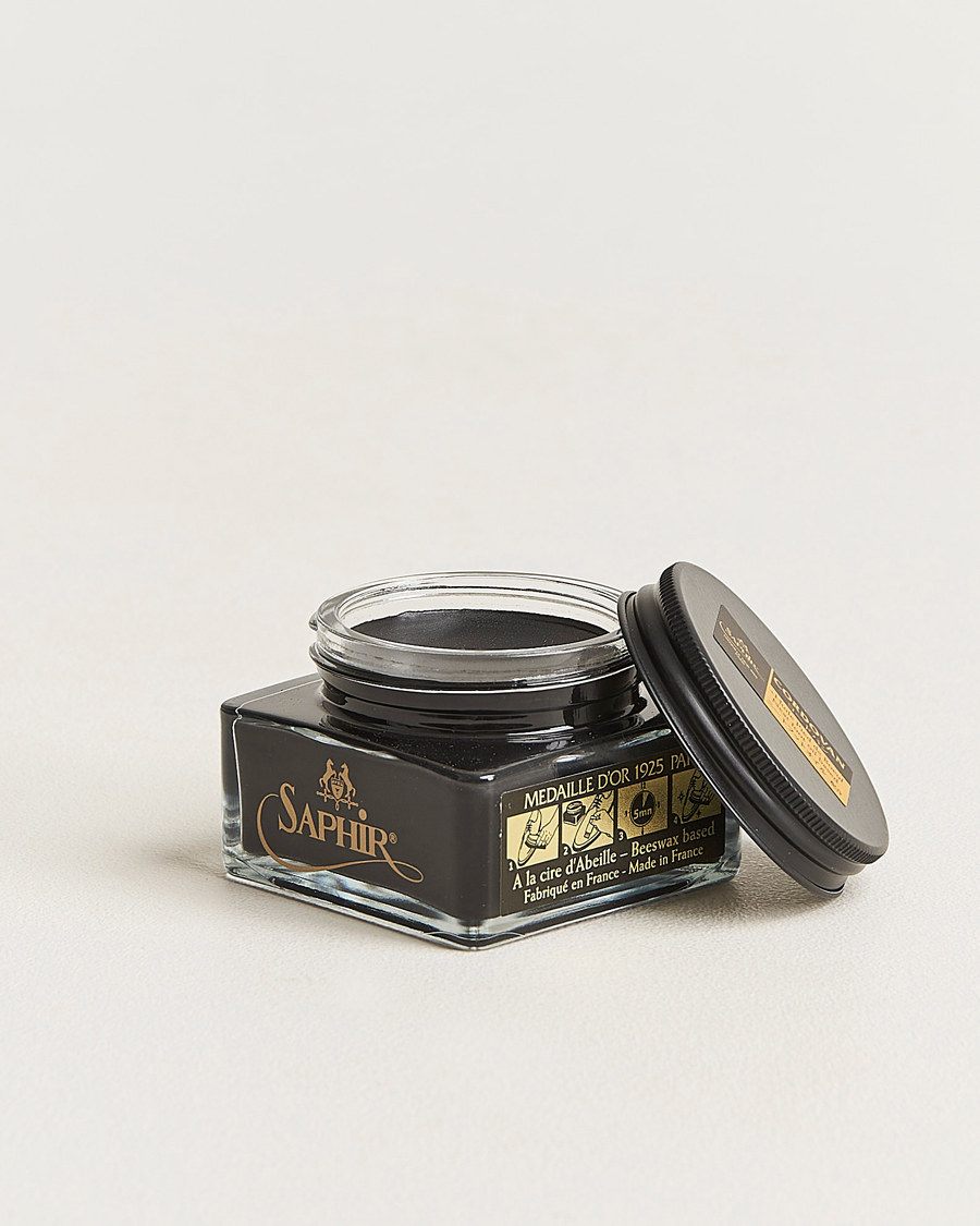 Men | Shoe Care | Saphir Medaille d\'Or | Cordovan Creme 75 ml Black