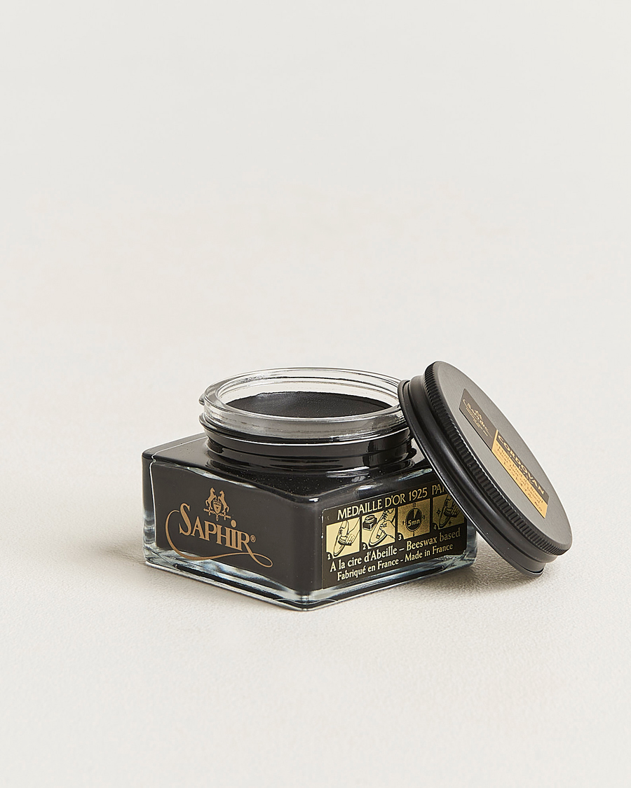 Herre | Skopleje | Saphir Medaille d'Or | Cordovan Creme 75 ml Black