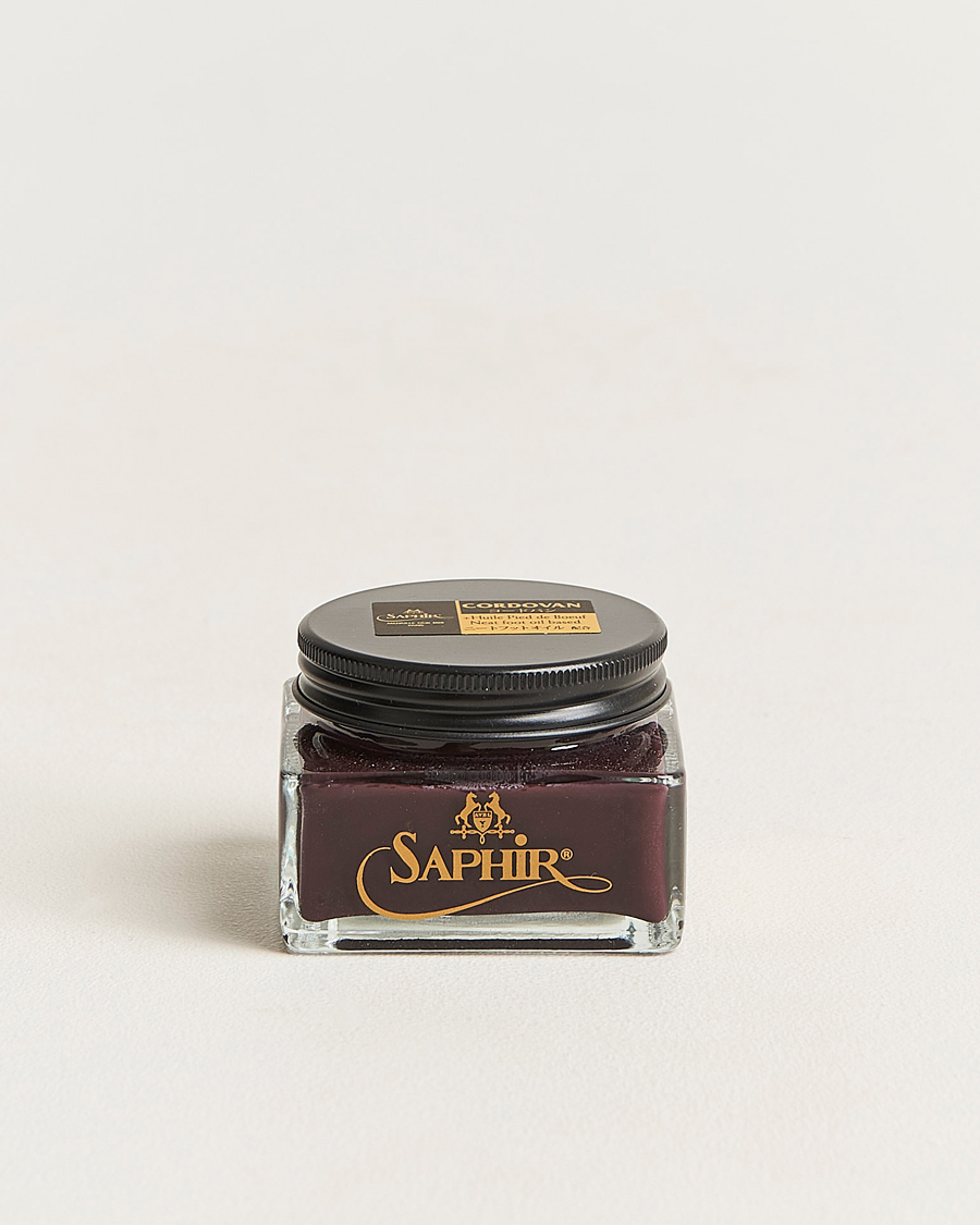 Herre | Skopleje | Saphir Medaille d'Or | Cordovan Creme 75 ml Burgundy