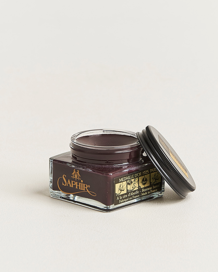 Herre | Skopleje | Saphir Medaille d'Or | Cordovan Creme 75 ml Burgundy